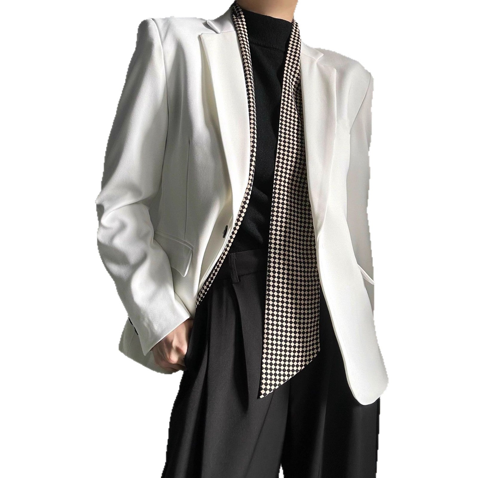 Casual Minimalist Mens And Womens Blazer